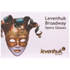 Бинокль Levenhuk Broadway 325F с подсветкой и цепочкой, красный