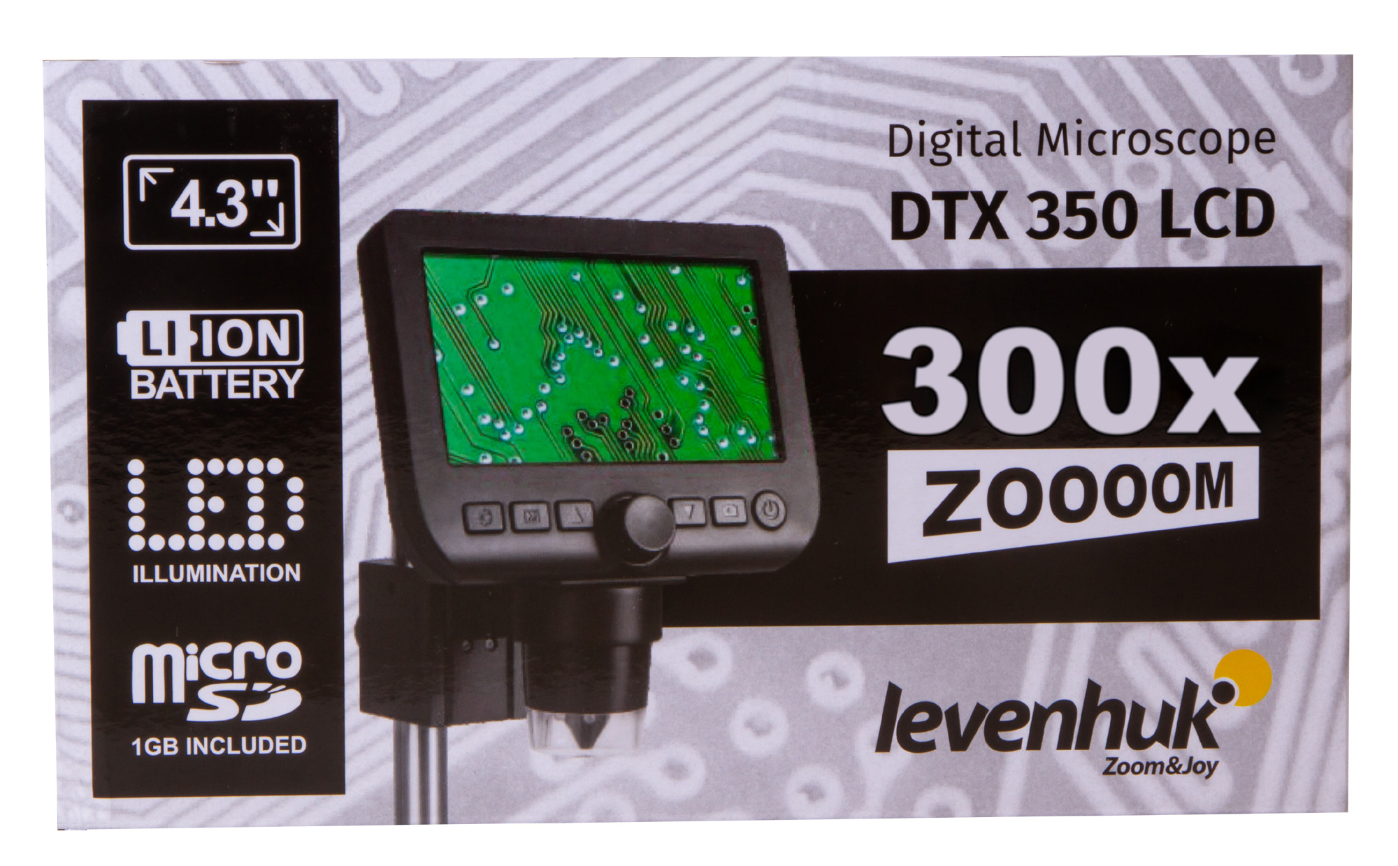 Микроскоп цифровой Levenhuk DTX 350 LCD